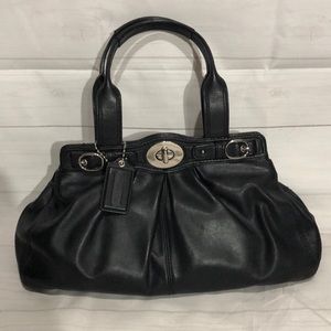 Coach Leather Garnet Handbag
